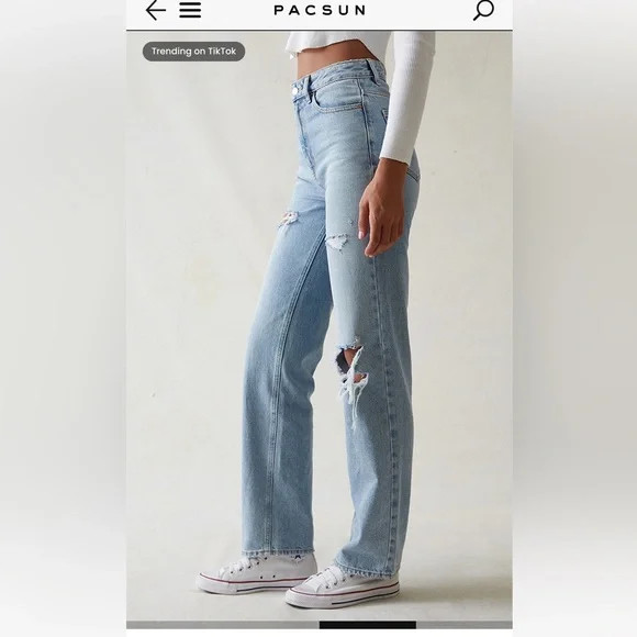 PacSun Bianca 90’s boyfriend Jean - Picture 2 of 4